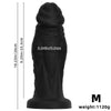 Realistic thick silicone dildo, unisex