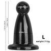 Black Big Anal Plug For Fist Sex Supplies Super Large Anal Plug