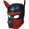 Neoprene Dog Full Face Puppy Mask Removable Pup Hood Halloween Mask