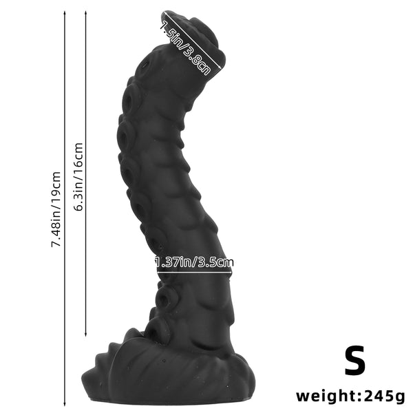 Silicone Octopus Tentacle Dildo Monster with Suction Cup Anal Plug Anal Dildo