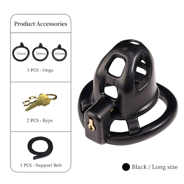 Flat & Small Chastity Cage Set