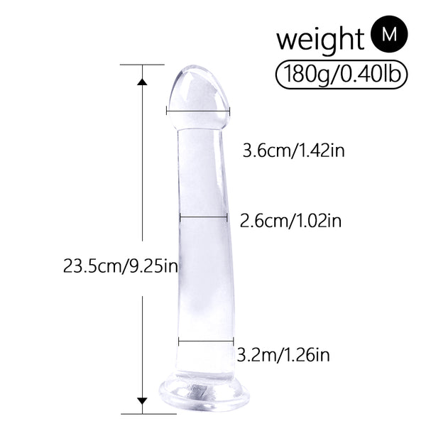 TPE 4 Sizes Dildo, Adult Sex Toys Anal Plug for Men and Women