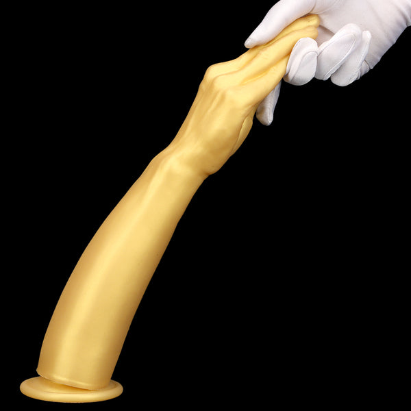 Realistic Hand Dildos Fist Dildo 14" Big Sex Toys with Suction Cup for Men Anal Fist Plug Silicone Fist Dildo Sm Anal Plug Vaginal Anal Fisting G-Spot Anal Pleasure Trainer Penis Sex Toys