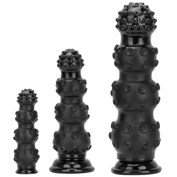 Black Beaded Monster Tentacle Dildo