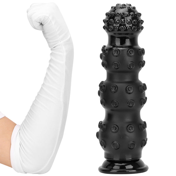 Black Beaded Monster Tentacle Dildo