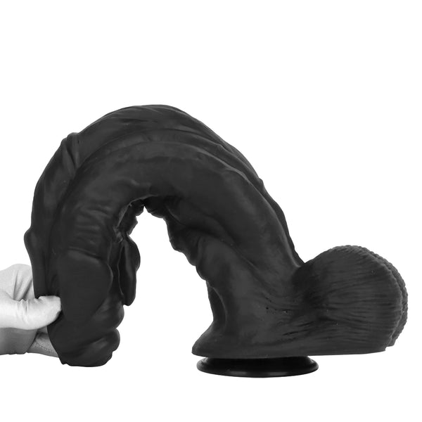 11.41in 12.6in 15in Super Big Silicone Soft Black Fantasy Love Sex Dildo