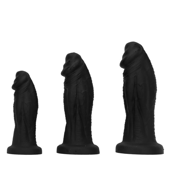 Realistic thick silicone dildo, unisex