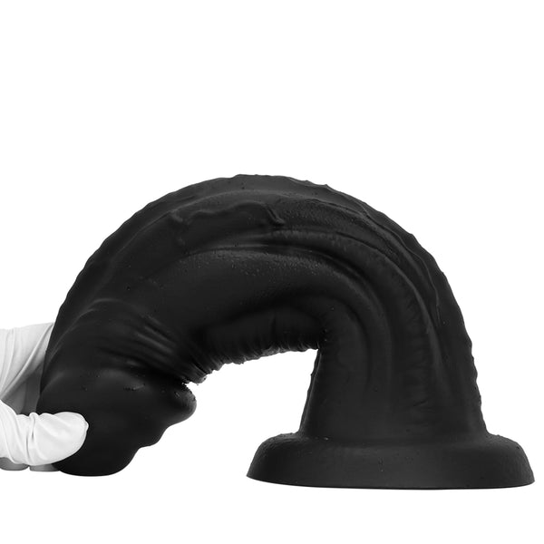 Realistic thick silicone dildo, unisex