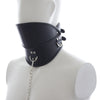 Genuine Leather Slave Posture Collar Bondage Neck Restraint/Unisex Luxury Leather Neck Collar