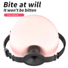 New silicone gag BDSM breathable ball-shaped gag adjustable strap gag