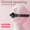 New silicone gag BDSM breathable ball-shaped gag adjustable strap gag