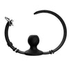 New silicone gag BDSM breathable ball-shaped gag adjustable strap gag