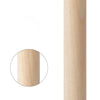 0.5M Frosted Handle Solid Wood Cane