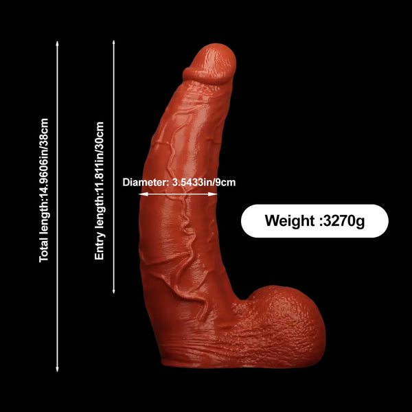 Super large and thick simulation dildo big anal plug anal chrysanthemum toy fake penis