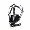 Masquerade Head Harness PU Leather mask Restraint headgear Costume Props Cosplay