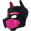 Neoprene Puppy Face Muzzle Dog Removable Full Head Hood Mask With Ears (One Size)