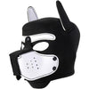 Neoprene Puppy Face Muzzle Dog Removable Full Head Hood Mask With Ears (One Size)