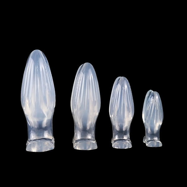 Blue Whale Mouth Anal Sex Toy, Anal Dilator, Prostate Massager with Center Hole