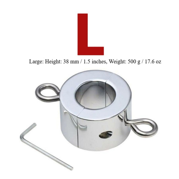 Male Penis Stretcher Stainless Steel Adjustable Sports Exercise Stretch Ball Heavy Duty