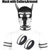 Neoprene Dog Full Face Puppy Mask Removable Pup Hood Halloween Mask