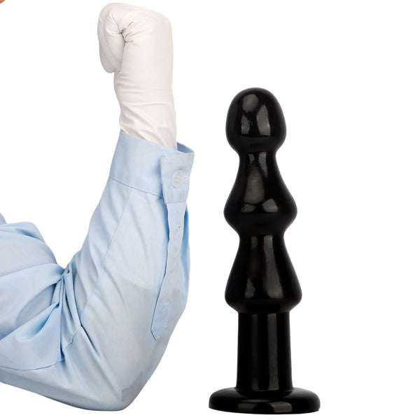 PVC butt plug prostate massager pagoda shaped large butt plug