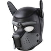 Neoprene Dog Full Face Puppy Mask Removable Pup Hood Halloween Mask