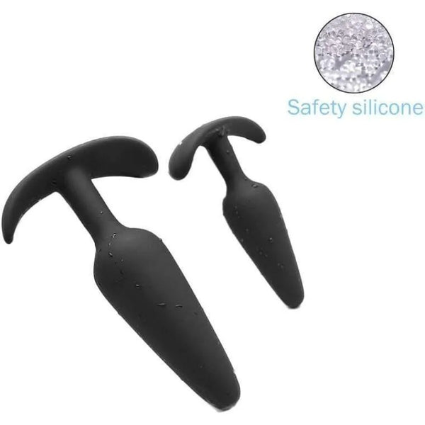 Silicone anal plug sex toy adult gay trainer