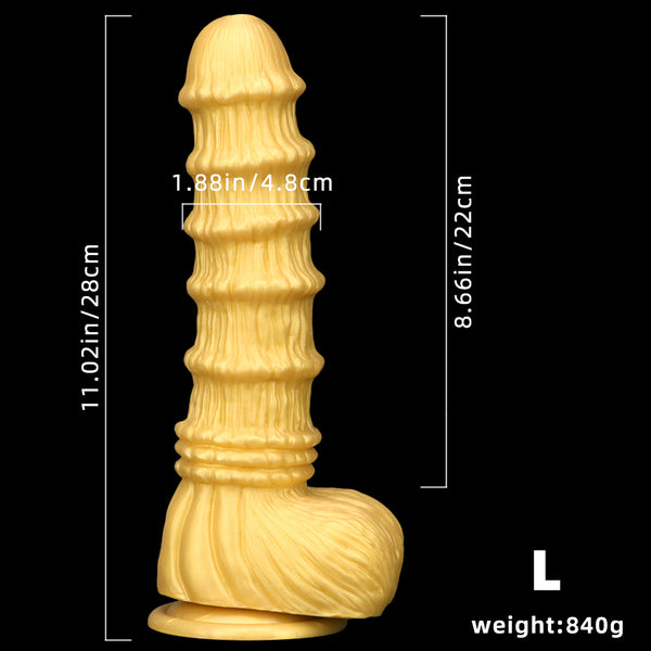 Giant Alien Penis Ribbed Huge Penis Dildo Adult Masturbator Anal Plug Sex Toy