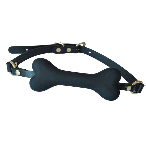 Silicone dog bone ball gag soft mouth gag toy gag opener