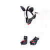 Bondage Mask Set: Faux Leather Pup Play Masks, Sex Roleplay Costumes with Paw Gloves and Harness for Adult Games