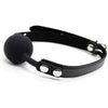 Ball Gag Silicone Black by HappyNHealthy