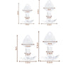 Mushroom head TPE butt plug 4-piece set