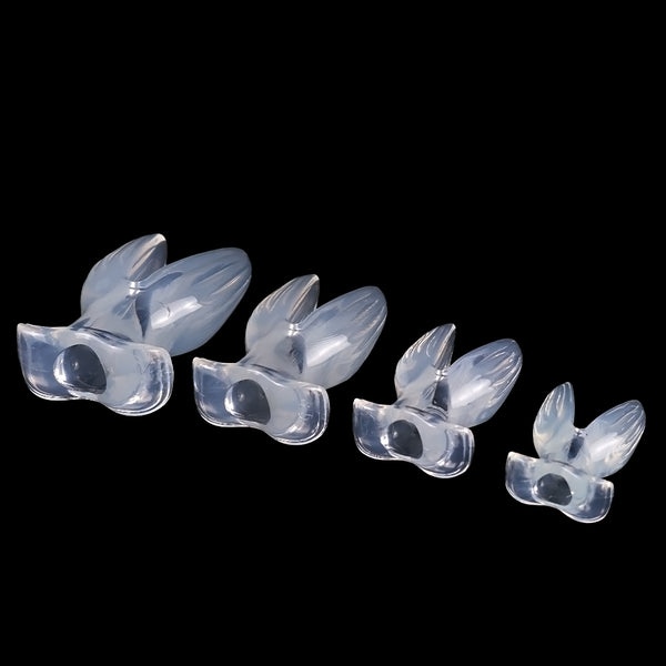 Blue Whale Mouth Anal Sex Toy, Anal Dilator, Prostate Massager with Center Hole