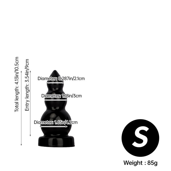 Huge Gourd Anal Dildo Big Butt Plug