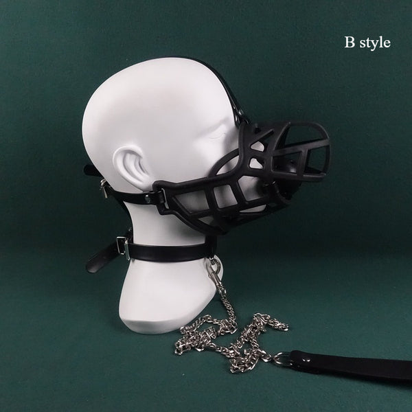 Silicone gag, slave mask gag, suffocation gag set