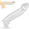 Penis extender with penis cuff for glans enlargement and non-slip testicle ring