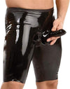 Sexy Mens PU Leather Wet Look For Boxer Briefs Shorts Pants Sheath Underpants