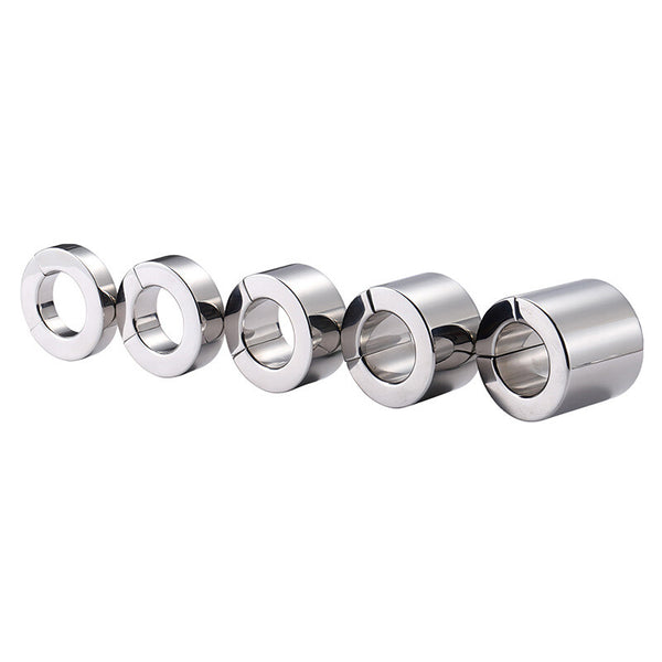Stainless Steel Metal Pendant Ball Stretcher Device Magnet Weight Restraint Men