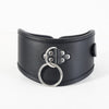 Soft PU leather Leather Bondage Posture Collar neck collar Restraint with leash