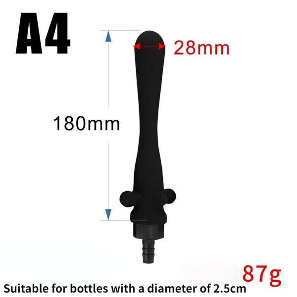 Shower Enema System Vaginal Anal Cleaner Wash Colon Douche Nozzle Cleaning 9"