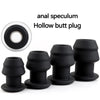 Male Hollow Plug Anal Cleaner Spreader Dilator Enemas Tunnel Speculum Expander