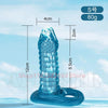 Hollow Penis Sleeve Realistic Penis Extender Enlargement Silicone Sleeve Sex Toy