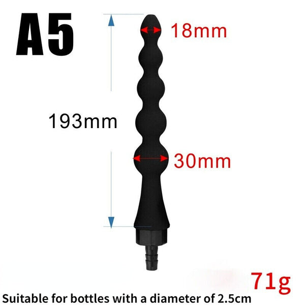 Shower Enema System Vaginal Anal Cleaner Wash Colon Douche Nozzle Cleaning 9"