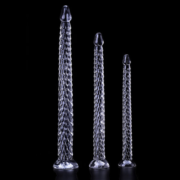 Dragon Scale Tentacle Long Deep Anal Plug Suction Cup Adult Male BDSM