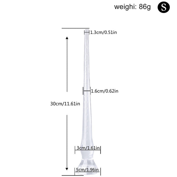 Anal plug dildo long and deep big penis with suction cup