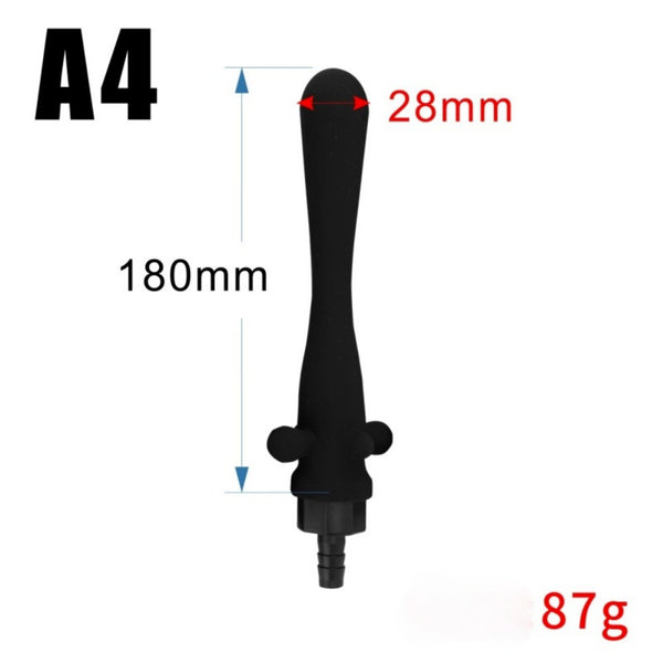 Shower Enema System Vaginal Anal Cleaner Wash Colon Douche Nozzle Cleaning 9"