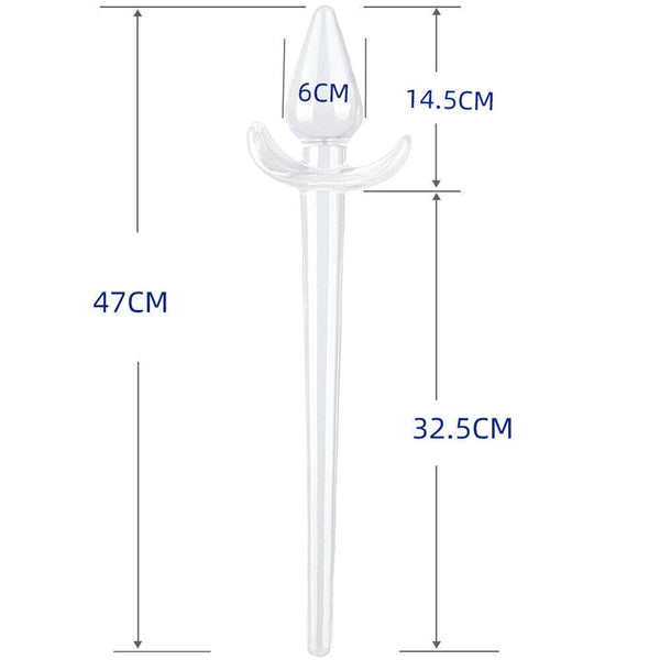 Extra long anal plug with TPE material