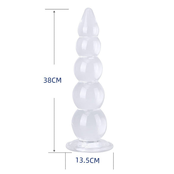 Gourd anal plug soft and comfortable anal beads