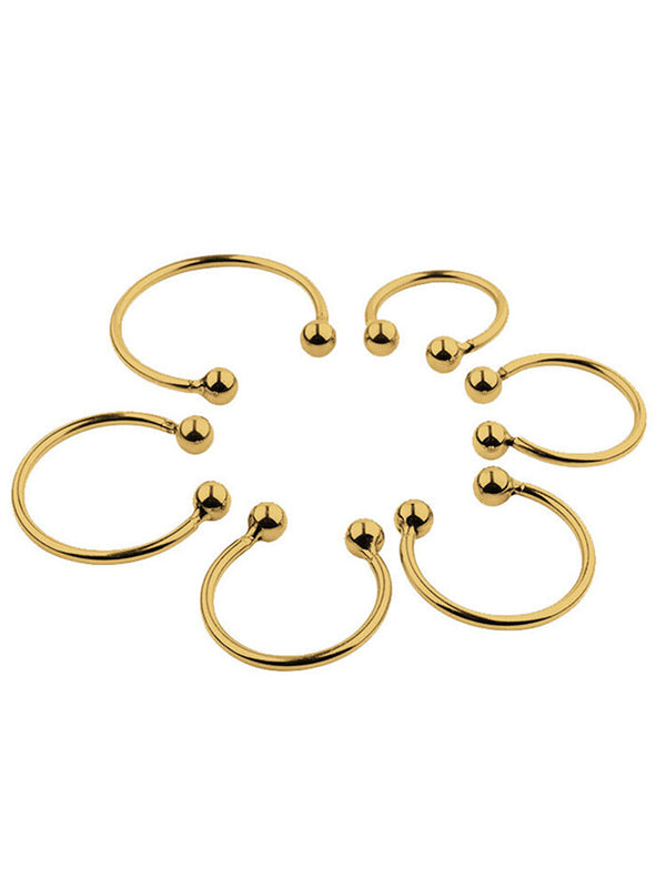 Dual Ball Cock Head Glans Penis Ring Sex Increase Orgasm Men Stainless Steel