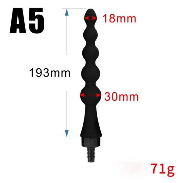 Shower Enema System Vaginal Anal Cleaner Wash Colon Douche Nozzle Cleaning 9"